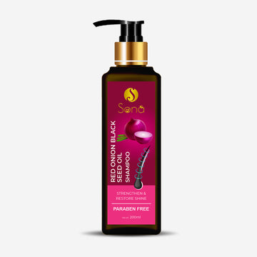 Sona Red Onion Black Seed Oil Shampoo - 200 ml (Pack of 1)